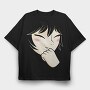 Crying Anime Boy, Tricou Oversize Barbati (Unisex)
