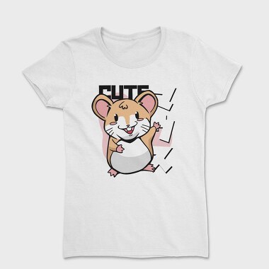 Cute Hamster Vibes, Tricou Femei