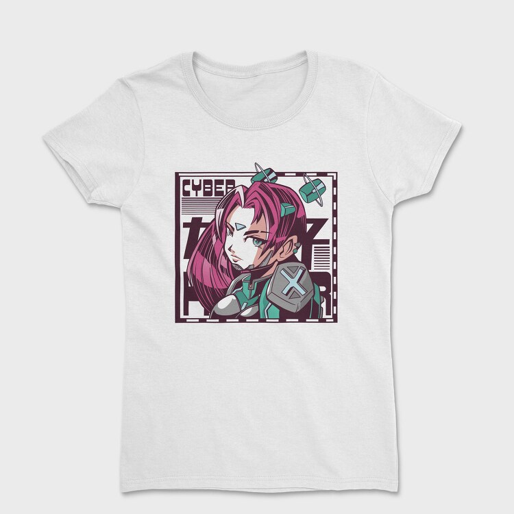Cyberpunk Girl 1, Tricou Femei