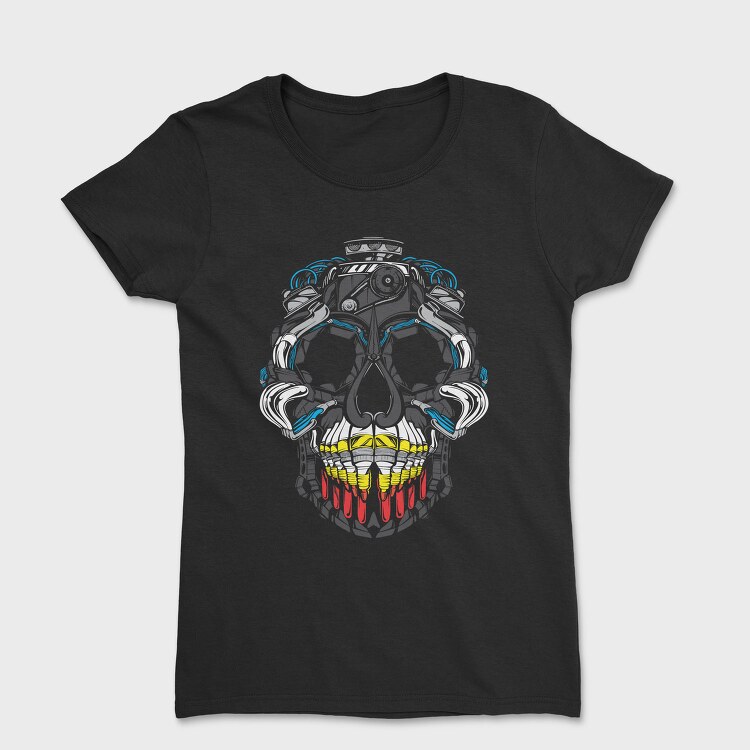 Cyberpunk Skull, Tricou Femei