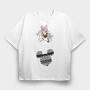 Daisy Duck Mickey Mouse, Tricou Oversize Barbati (Unisex)