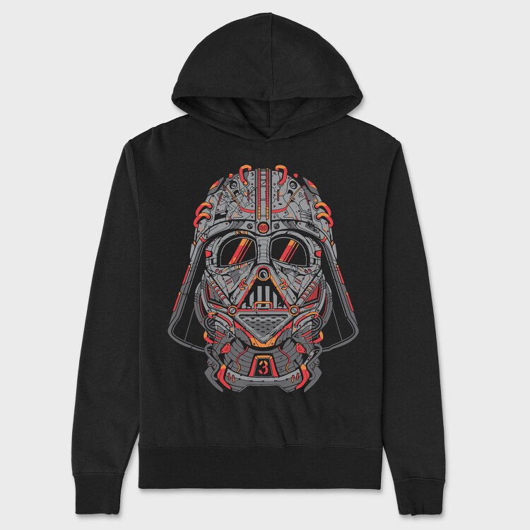 Darth Vader Map, Hanorac Oversize Barbati (Unisex)