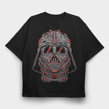 Darth Vader Map, Tricou Oversize Barbati (Unisex)