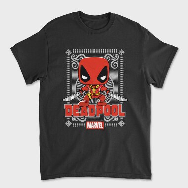 Deadpool Pop Art, Tricou Barbati (Unisex)
