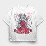 Demon Girl Emblem, Tricou Oversize Barbati (Unisex)