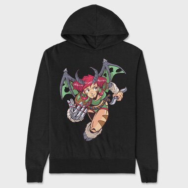 Demon Girl Hunt, Hanorac Oversize Barbati (Unisex)