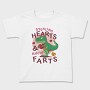 Dino Hearts Farts, Tricou Copii