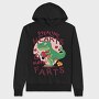 Dino Hearts Farts, Hanorac Oversize Barbati (Unisex)