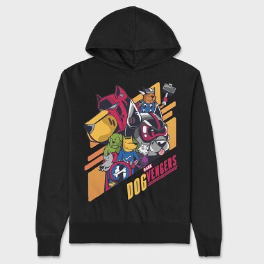 Dogvengers Bark, Hanorac Oversize Barbati (Unisex)