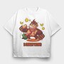 Donkey Kong Bananas, Tricou Oversize Barbati (Unisex)
