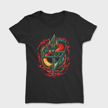 Dragon Flame Symbol, Tricou Femei