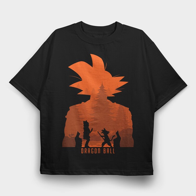 Dragonballz Forest, Tricou Oversize Barbati (Unisex)