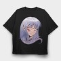 Dreamy Lavender Star, Tricou Oversize Barbati (Unisex)
