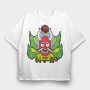 Drunken Samurai, Tricou Oversize Barbati (Unisex)