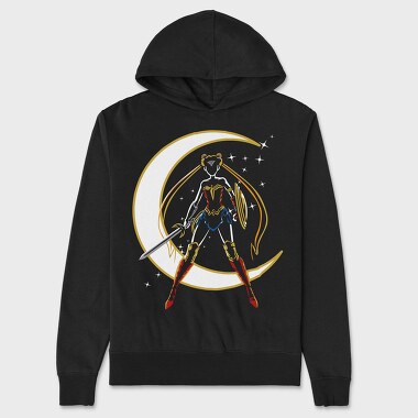 Eagle Moon Sword, Hanorac Oversize Barbati (Unisex)