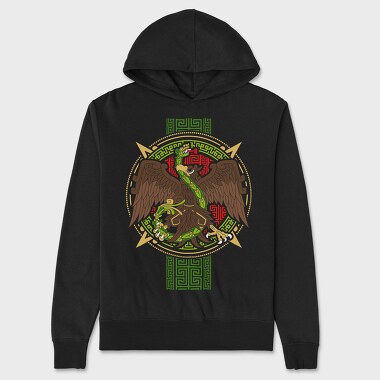 Eagle Serpent Symbol, Hanorac Oversize Barbati (Unisex)