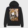 Easter Bunny Carrot, Hanorac Oversize Barbati (Unisex)