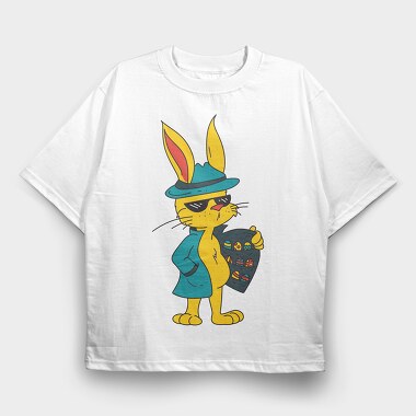 Easter Bunny Cool, Tricou Oversize Barbati (Unisex)