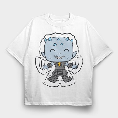 Electric Dragon Smile, Tricou Oversize Barbati (Unisex)