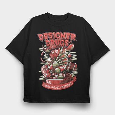 Er Drugs, Tricou Oversize Barbati (Unisex)