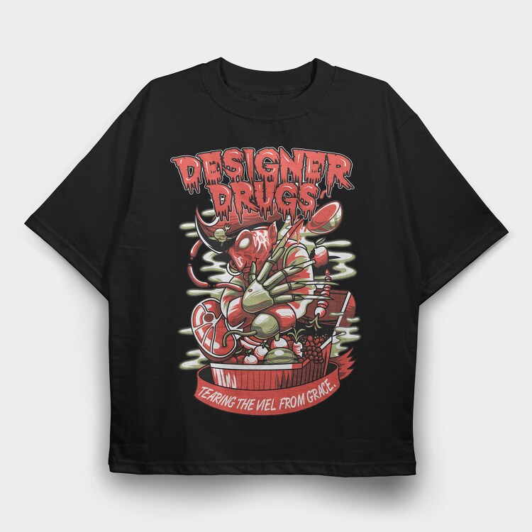 Er Drugs, Tricou Oversize Barbati (Unisex)