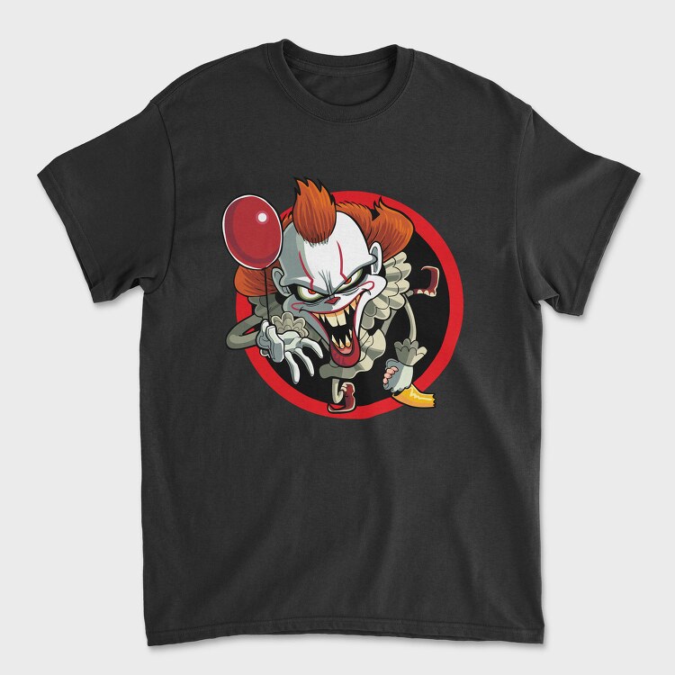 Evil Clown Scream, Tricou Barbati (Unisex)