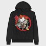 Evil Clown Scream, Hanorac Oversize Barbati (Unisex)