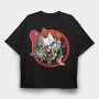 Evil Clown Scream, Tricou Oversize Barbati (Unisex)