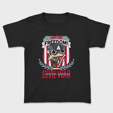 Fight For Freedom Captain America, Tricou Copii