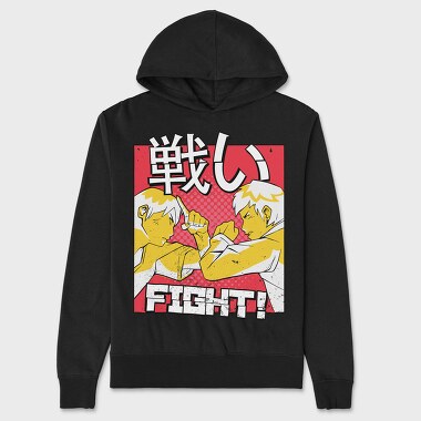 Fighting Spirit, Hanorac Oversize Barbati (Unisex)