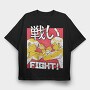 Fighting Spirit, Tricou Oversize Barbati (Unisex)