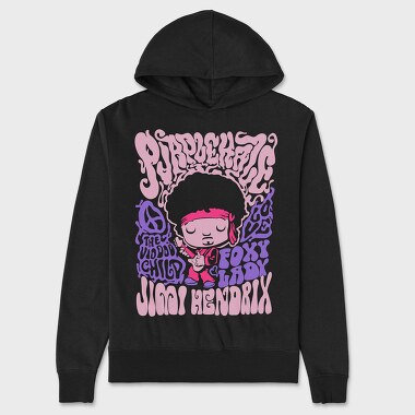 Foxy Child Vibes, Hanorac Oversize Barbati (Unisex)