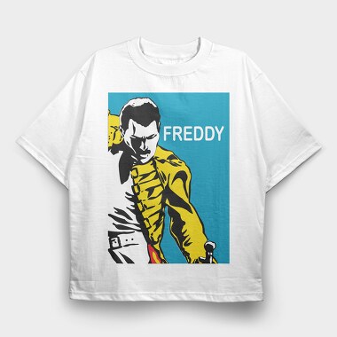 Freddys Yell, Tricou Oversize Barbati (Unisex)