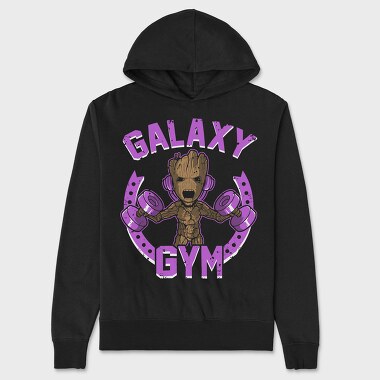 Galaxy Gym Groot, Hanorac Oversize Barbati (Unisex)