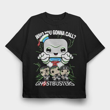 Ghostbusters Funko Pop, Tricou Oversize Barbati (Unisex)