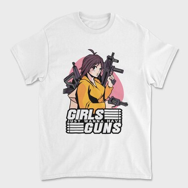 Girl Power Guns, Tricou Barbati (Unisex)