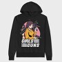 Girl Power Guns, Hanorac Oversize Barbati (Unisex)