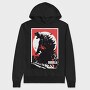 Godzilla Attack, Hanorac Oversize Barbati (Unisex)