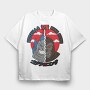Godzilla Vs King Kong, Tricou Oversize Barbati (Unisex)