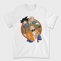 Goku Krillin Milk, Tricou Barbati (Unisex)