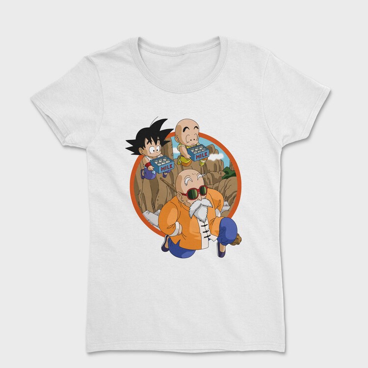 Goku Krillin Milk, Tricou Femei