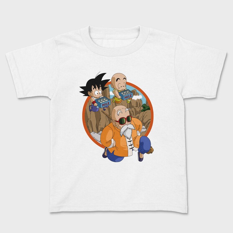 Goku Krillin Milk, Tricou Copii
