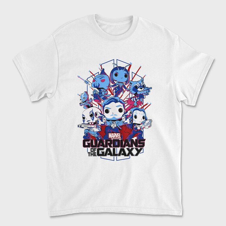 Guardians Of The Galaxy Pop Art, Tricou Barbati (Unisex)