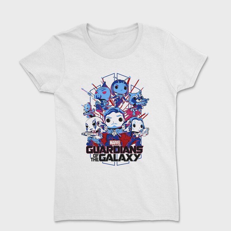 Guardians Of The Galaxy Pop Art, Tricou Femei