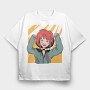 Happy Girl Scream, Tricou Oversize Barbati (Unisex)