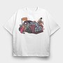 Hot Rod Garage, Tricou Oversize Barbati (Unisex)