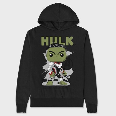 Hulk Avengers Pop, Hanorac Oversize Barbati (Unisex)