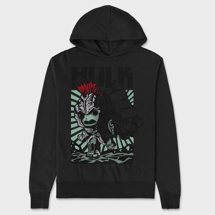 Hulk Punk, Hanorac Oversize Barbati (Unisex)