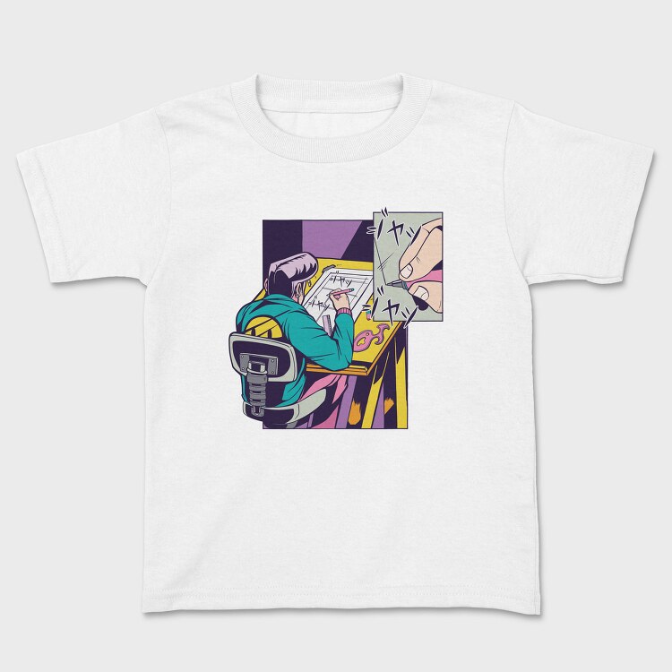 Comic Artist Sketch, Tricou Copii