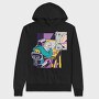 Comic Artist Sketch, Hanorac Oversize Barbati (Unisex)